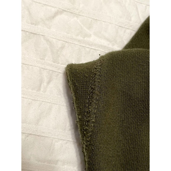 BABES Set Olive Green Comfy Sweatsuit Lounge Jogger + Hoodie Size M - Picture 9 of 9